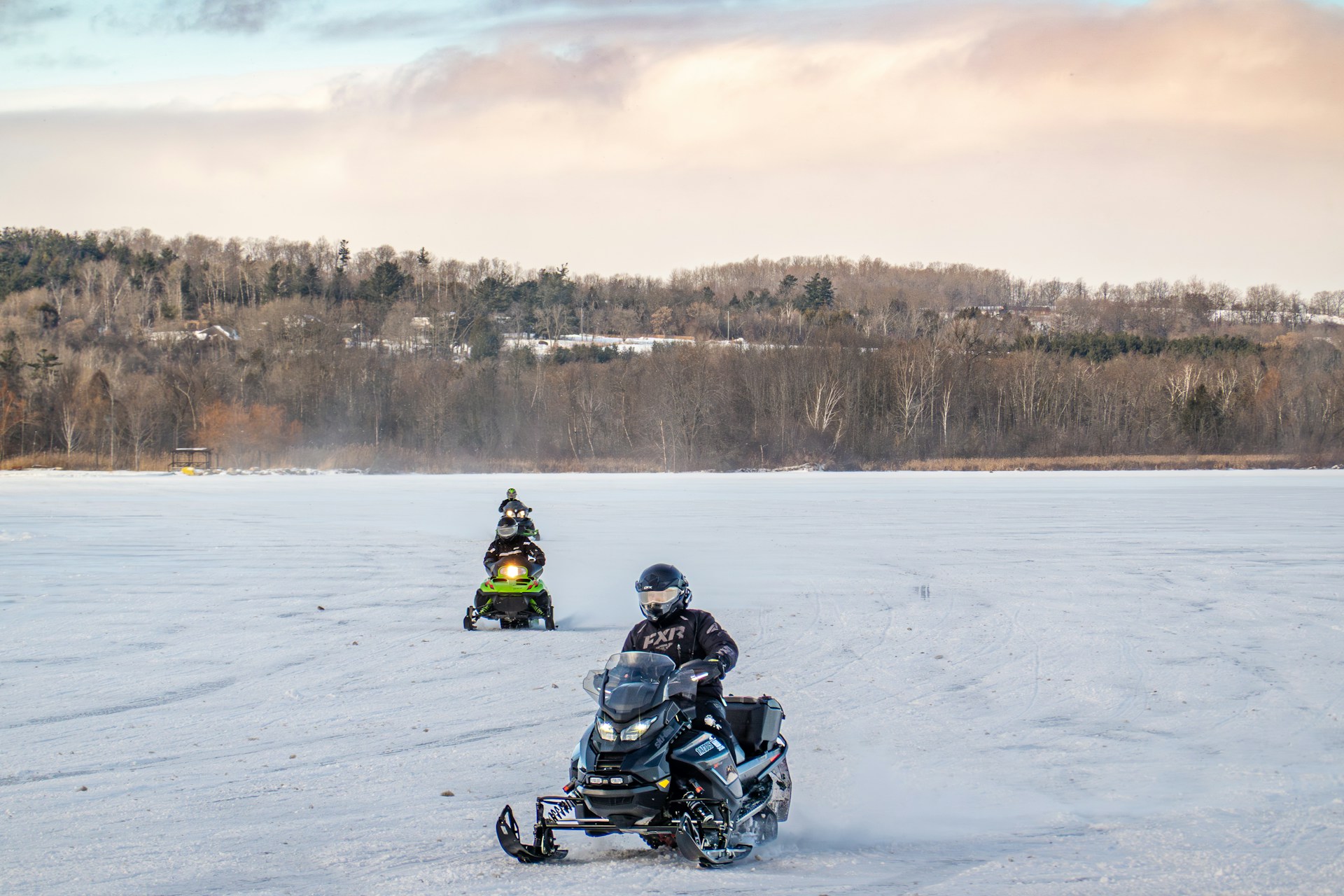 Snowmobiling