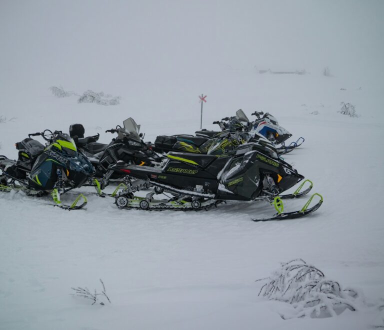 Snowmobiling